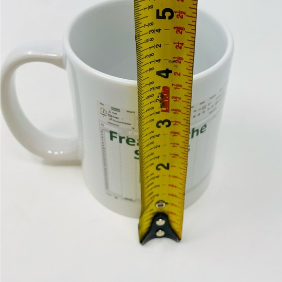 White Coffee Mug with Excel Humor Design - Picture 7 of 8